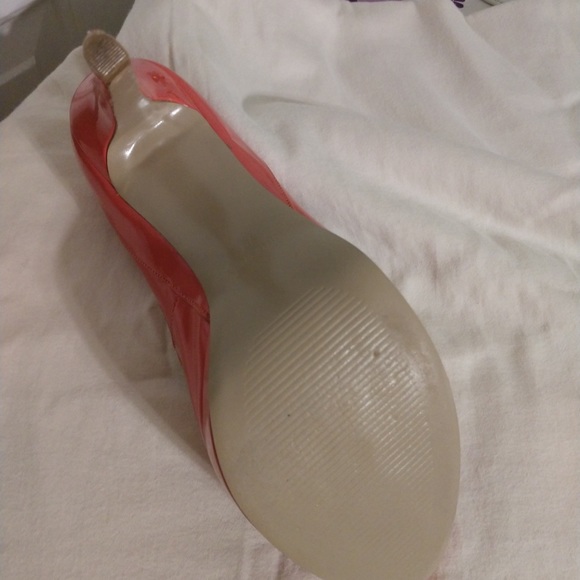 Nine West coral peep toe heels - Picture 8 of 8
